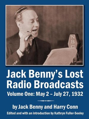 cover image of Jack Benny's Lost Radio Broadcasts Volume One